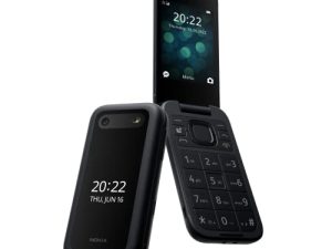Nokia 2660 Flip Dual-SIM 128MB ROM + 48MB RAM (GSM Only | No CDMA) Factory Unlocked Android 4G/LTE Smartphone (Black) - International Version