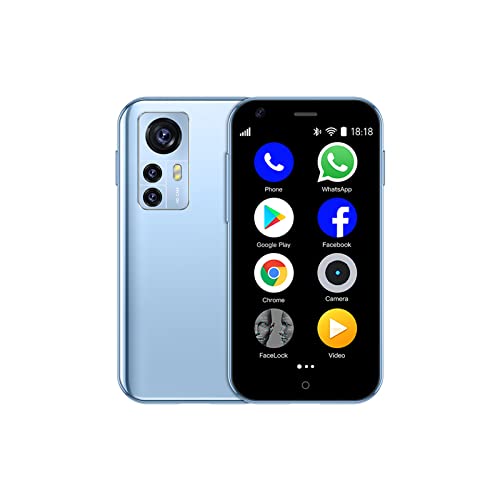 SOYES D18 3G Mini Smartphone 2.5Inch WiFi China Mobile 1GB 8GB Memory Quad Core Android Cell Phones 3D Glass Slim Body HD Camera Dual Sim Google Play Cute Smartphone (Light Blue) SOYES D18 3G Mini Smartphone 2.5Inch WiFi China Mobile 1GB 8GB Memory Quad Core Android Cell Phones 3D Glass Slim Body HD Camera Dual Sim Google Play Cute Smartphone (Light Blue)
