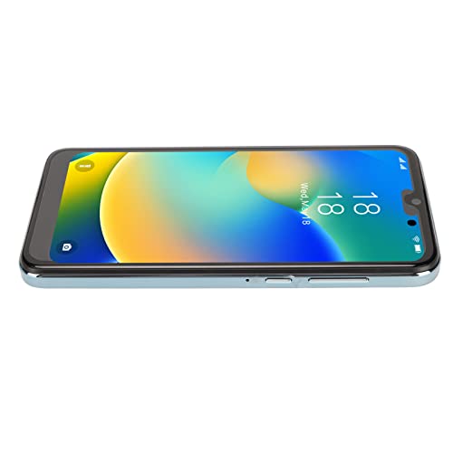 Smartphone with 4GB RAM Blue 6.1 Inch Dual Standby Dual Card Unlocked Mobile Phone with Adapter for Entertainment (US Plug) Smartphone with 4GB RAM Blue 6.1 Inch Dual Standby Dual Card Unlocked Mobile Phone with Adapter for Entertainment (US Plug)