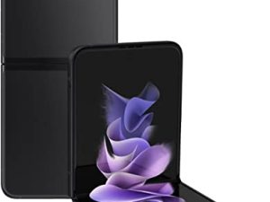 Samsung Galaxy Z Flip 3 5G T-Mobile Locked Android Cell Phone US Version Smartphone Flex Mode Intuitive Camera Compact 128GB Storage US Warranty (Renewed) (Phantom Black)