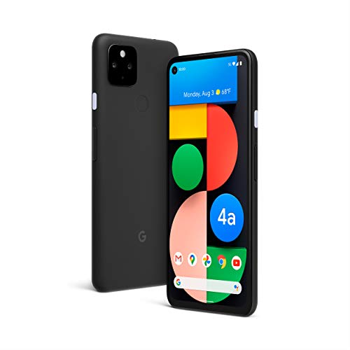 Google Pixel 4a with 5G - Android Phone - New Unlocked Smartphone with Night Sight and Ultrawide Lens - Just Black Google Pixel 4a with 5G - Android Phone - New Unlocked Smartphone with Night Sight and Ultrawide Lens - Just Black