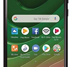 Tracfone Motorola Moto G7 Optimo 4G LTE Prepaid Smartphone (Locked) - Black - 32GB - SIM Card Included - CDMA