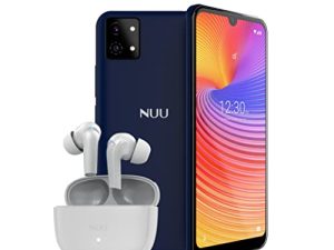 NUU A9L Indigo Blue | Unlocked 4G LTE Smartphone | 6.3" Display | 32GB + 3GB RAM | 3000 mAh Battery | Android 11 Edition | Compatible with T-Mobile AT&T Buds A