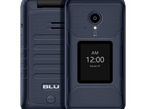 BLU Tank Flip |Unlocked | 4G LTE Flip Phone|2022 | 2.8” + 1.8” Display | Blue