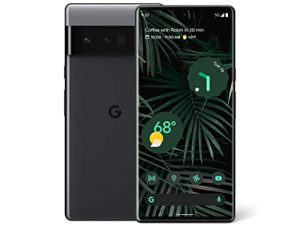 Google Pixel 6 Pro - 5G Android Phone - Unlocked Smartphone with Advanced Pixel Camera and Telephoto Lens - 128GB - Stormy Black