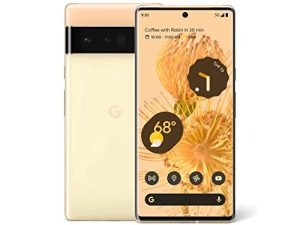 Google Pixel 6 Pro - 5G Android Phone - Unlocked Smartphone with Advanced Pixel Camera and Telephoto Lens - 128GB - Sorta Sunny (Renewed)