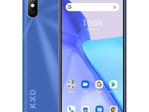 KXD 6A Unlocked Phone 5.5" Full Screen Smartphone 8MP HD+ Camera 8GB ROM with 64GB Extend Memory Android Cell Phones 2500mAh Battery Mobile Phone Blue