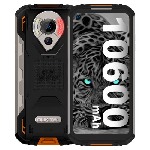 Night Vision Rugged Smartphone Unlocked OUKITEL WP16 Cell Phone 10600mAh Battery 8GB+128GB 6.39" HD Screen Android 11 4G LTE Dual SIM Fast Charging Waterproof Fingerprint OTG NFC 5GWIFI GPS SOS Night Vision Rugged Smartphone Unlocked OUKITEL WP16 Cell Phone 10600mAh Battery 8GB+128GB 6.39" HD Screen Android 11 4G LTE Dual SIM Fast Charging Waterproof Fingerprint OTG NFC 5GWIFI GPS SOS