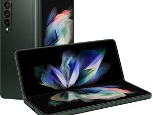 Samsung Galaxy Z Fold3 Fold 3 5G T-Mobile Locked Android Cell Phone US Version Smartphone Tablet 2-in-1 Foldable Dual Screen Under Display Camera - (Renewed) (256GB