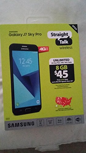 Samsung SM-S727VL Galaxy J7 Sky Pro 16GB Prepaid Straight Talk Smartphone Black Samsung SM-S727VL Galaxy J7 Sky Pro 16GB Prepaid Straight Talk Smartphone Black