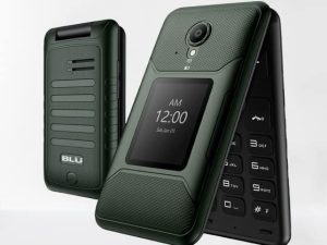 BLU Tank Flip T0100U | 2.8" Display| 2022| GSM Unlocked | 4G LTE Flip Phone (Green)