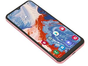 5G Network Unlocked Smartphone M12S Ultra Phone 6.5 Inch HD Screen Rose Gold 16MP Back 8MP Front for Home (US Plug)