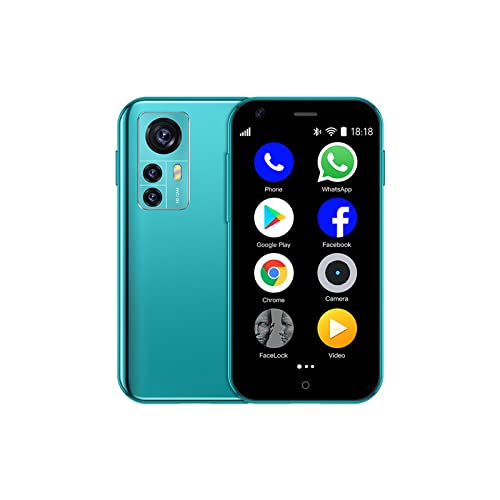 SOYES D18 3G Mini Smartphone 2.5Inch WiFi China Mobile 1GB 8GB Memory Quad Core Android Cell Phones 3D Glass Slim Body HD Camera Dual Sim Google Play Cute Smartphone (Rose Blue) SOYES D18 3G Mini Smartphone 2.5Inch WiFi China Mobile 1GB 8GB Memory Quad Core Android Cell Phones 3D Glass Slim Body HD Camera Dual Sim Google Play Cute Smartphone (Rose Blue)