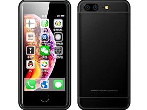 WEIWODUZUN 2.5 inch Smart Phone L3 Dual Card Dual Standby 1+8 Memory Multi-National Context capacitive Screen Multi-Touch (Black)