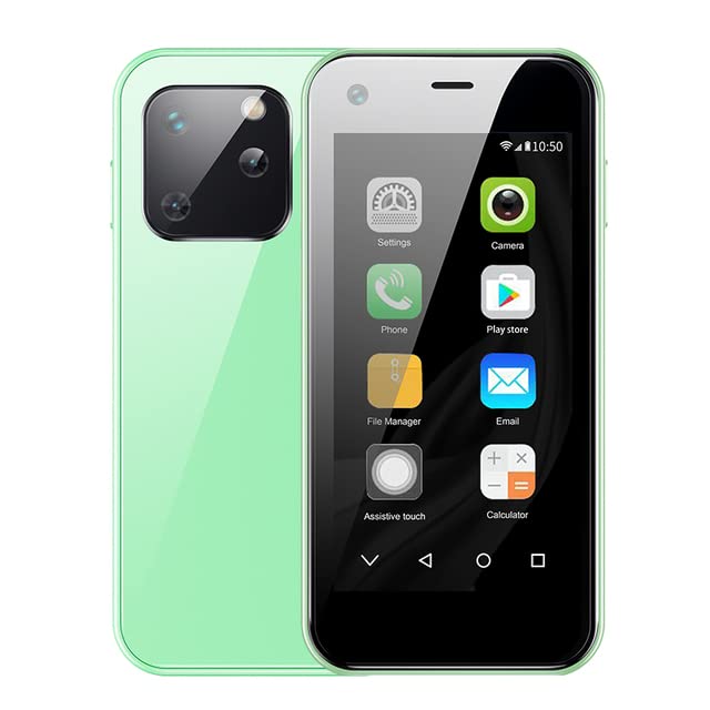 Mini Smartphone Unlocked Android Phone 1GB RAM 8GB ROM Quad Core Dual SIM WiFi 3G WCDMA Small Mobile Phones Google Play Whatsapp for Student Children (A-Green) Mini Smartphone Unlocked Android Phone 1GB RAM 8GB ROM Quad Core Dual SIM WiFi 3G WCDMA Small Mobile Phones Google Play Whatsapp for Student Children (A-Green)