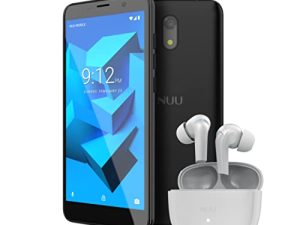 NUU A10L | Unlocked 4G LTE Smartphone | 5.5" Display | 16GB + 2GB RAM | 2500 mAh Battery | Android 12 Go Edition | Compatible with T-Mobile Buds A