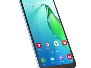 Smartphone Unlocked 5000mAh Battery 5G Network 128GB ROM Face Unlock 6GB Ram Front 12MP Rear 16MP LCD Message Cell Phone (US Plug)