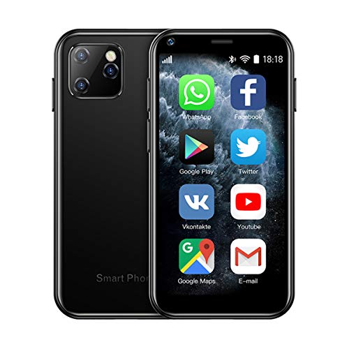 SOYES XS11 3G Mini Smartphone 2.5Inch WiFi GPS China Mobile RAM 1GB ROM 8GB Quad Core Android Cell Phones 3D Glass Slim Body HD Camera Dual Sim Google Play Cute Smartphone (Black) SOYES XS11 3G Mini Smartphone 2.5Inch WiFi GPS China Mobile RAM 1GB ROM 8GB Quad Core Android Cell Phones 3D Glass Slim Body HD Camera Dual Sim Google Play Cute Smartphone (Black)