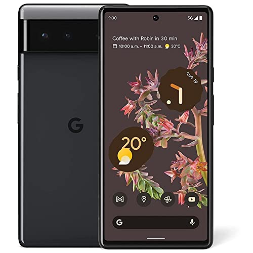 Google Pixel 6 – 5G Android Phone - Unlocked Smartphone with Wide and Ultrawide Lens - 128GB - Stormy Black (Renewed) Google Pixel 6 – 5G Android Phone - Unlocked Smartphone with Wide and Ultrawide Lens - 128GB - Stormy Black (Renewed)