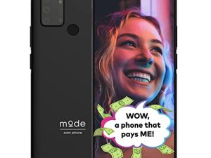 Mode Earn Android Smartphone | The Cell Phone That Pays You | 128 GB Dual Sim | 6.52" HD 13MP Triple Camera | 4000 mAh Battery | Unlocked & Compatible with AT&T