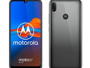 Motorola Moto E6+ Plus Dual-SIM XT2025 32GB (GSM Only | No CDMA) Factory Unlocked Android 4G/LTE Smartphone (Polished Graphite) - International Version