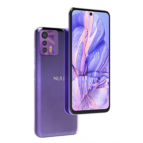 NUU B20 5G | Unlocked Android Smartphone | 6.5” FHD+ Display | 90Hz Refresh Rate | 48MP Triple Camera | 128GB + 8GB RAM | 5000mAh Battery | 18W Fast Charge | Android 12 | Daydream Purple NUU B20 5G | Unlocked Android Smartphone | 6.5” FHD+ Display | 90Hz Refresh Rate | 48MP Triple Camera | 128GB + 8GB RAM | 5000mAh Battery | 18W Fast Charge | Android 12 | Daydream Purple