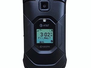 Kyocera Duraxe E4830 Epic AT&T Flip Smart Phone 16GB Rugged PTT Wi-Fi LTE Black (Renewed)