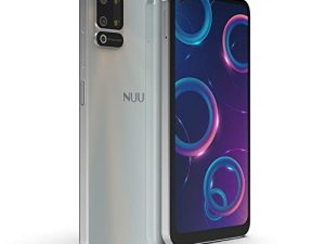 NUU B10 4G LTE Unlocked Android Smartphone | 6.55” HD+ Display | 48MP Triple-Camera | 64GB + 4GB RAM | 4000mAh Battery | Android 11 | Compatible with T-Mobile (White)