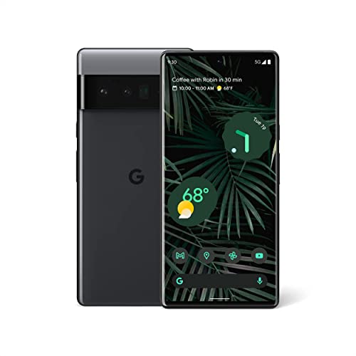 Google Pixel 6 Pro - 5G Android Phone - Unlocked Smartphone with Advanced Pixel Camera and Telephoto Lens - 256GB - Stormy Black (Renewed) Google Pixel 6 Pro - 5G Android Phone - Unlocked Smartphone with Advanced Pixel Camera and Telephoto Lens - 256GB - Stormy Black (Renewed)