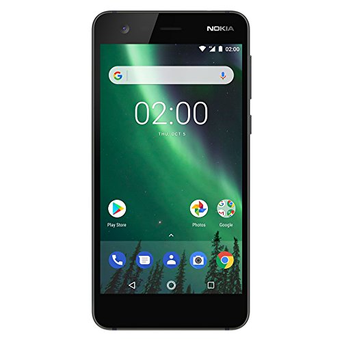 Nokia 2 - Android - 8GB - Single SIM Unlocked Smartphone (AT&T/T-Mobile/MetroPCS/Cricket/H2O) - 5" Screen - Black - U.S. Warranty Nokia 2 - Android - 8GB - Single SIM Unlocked Smartphone (AT&T/T-Mobile/MetroPCS/Cricket/H2O) - 5" Screen - Black - U.S. Warranty