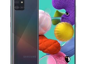 Samsung Galaxy A51 (A515F) 128GB DUOS GSM Unlocked Smartphone w/Quad Camera 48 MP + 12 MP + 5 MP + 5 MP (International Variant/US Compatible LTE) - Prism Crush Black (Renewed)