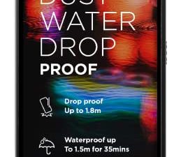 Motorola Defy (2021) Dual-SIM 64GB ROM + 4GB RAM (GSM Only | No CDMA) Factory Unlocked 4G/LTE Smartphone (Black) - International Version