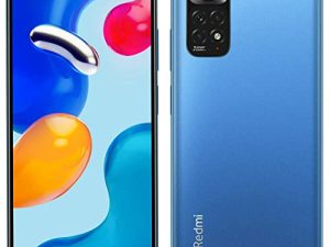Xiaomi Redmi Note 11 4G Global Version 128GB + 4GB Unlocked 6.43" Quad Camera 50MP Night Mode (NOT Verizon Sprint Boost Cricket At&t) (w/Fast Car Charger Bundle) (Blue)