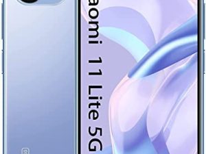Xiaomi Mi 11 Lite NE 5G + 4G LTE Volte Global Unlocked GSM 64MP Triple Camera Worldwide GSM w/Fast Car Charger (Bubblegum Blue