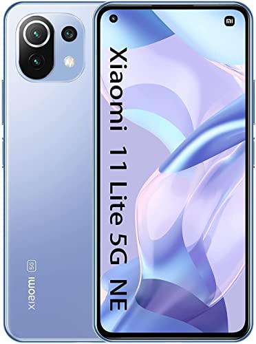 Xiaomi Mi 11 Lite NE 5G + 4G LTE Volte Global Unlocked GSM 64MP Triple Camera Worldwide GSM w/Fast Car Charger (Bubblegum Blue Xiaomi Mi 11 Lite NE 5G + 4G LTE Volte Global Unlocked GSM 64MP Triple Camera Worldwide GSM w/Fast Car Charger (Bubblegum Blue