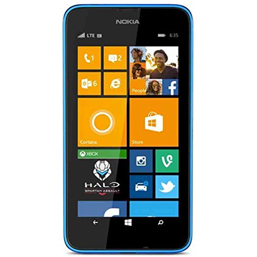 Nokia Lumia 635 RM-975 Unlocked GSM Windows 8.1 Quad-Core Smartphone - Blue Nokia Lumia 635 RM-975 Unlocked GSM Windows 8.1 Quad-Core Smartphone - Blue