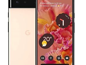 Google Pixel 6 – 5G Android Phone - Unlocked - 128GB - Kinda Coral (Renewed)