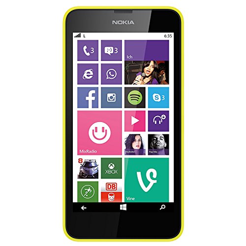 Nokia Lumia 635 AT&T Windows 8.1 Smartphone - Yellow Nokia Lumia 635 AT&T Windows 8.1 Smartphone - Yellow