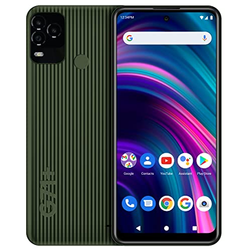 BLU G71+ | 2022 | 3-Day Battery | Unlocked| 6.5” HD+ Display | US Version | US Warranty| 128/4GB | Green BLU G71+ | 2022 | 3-Day Battery | Unlocked| 6.5” HD+ Display | US Version | US Warranty| 128/4GB | Green