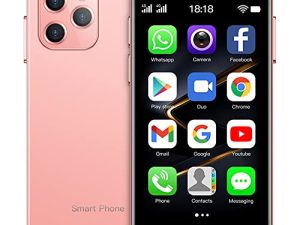 Global Version Soyes XS12 Mini 4G Smartphone 3.0 Inch Dual Sim Ultra Thin Unlocked Card Mobile Phone WiFi Bluetooth Hotspot Student Pocket Cellphone (XS12 Pink