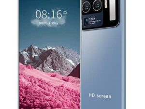 ASHATA M12 Ultra Unlocked Android Cellphone Face Recognition Smartphone with 4.45in HD Curved Screen